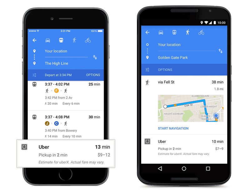 Illustration for article titled Google Maps estrena nueva apariencia con Material Design